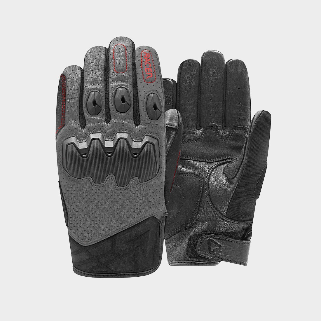 Gants moto été Roadster STREET MONSTER – Cuir & Airflow | Racer 1927