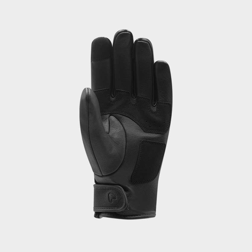 MAYFIELD EVO - Paume, gants moto été en cuir noir