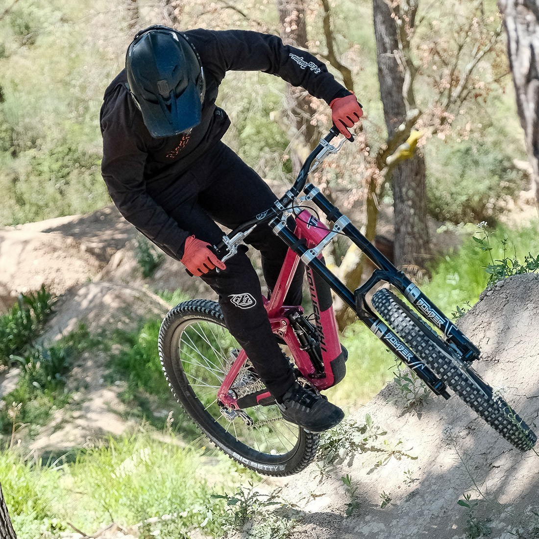 Gant pour VTT - Racer | ROCK4 Cordura D3O® tactile