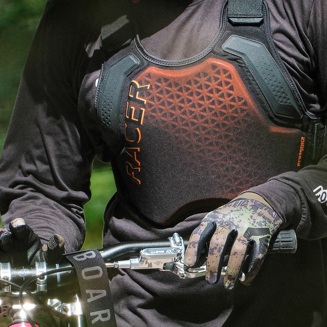 Factory 2 - Gants VTT pro cuir perforé respirant | RACER 1927