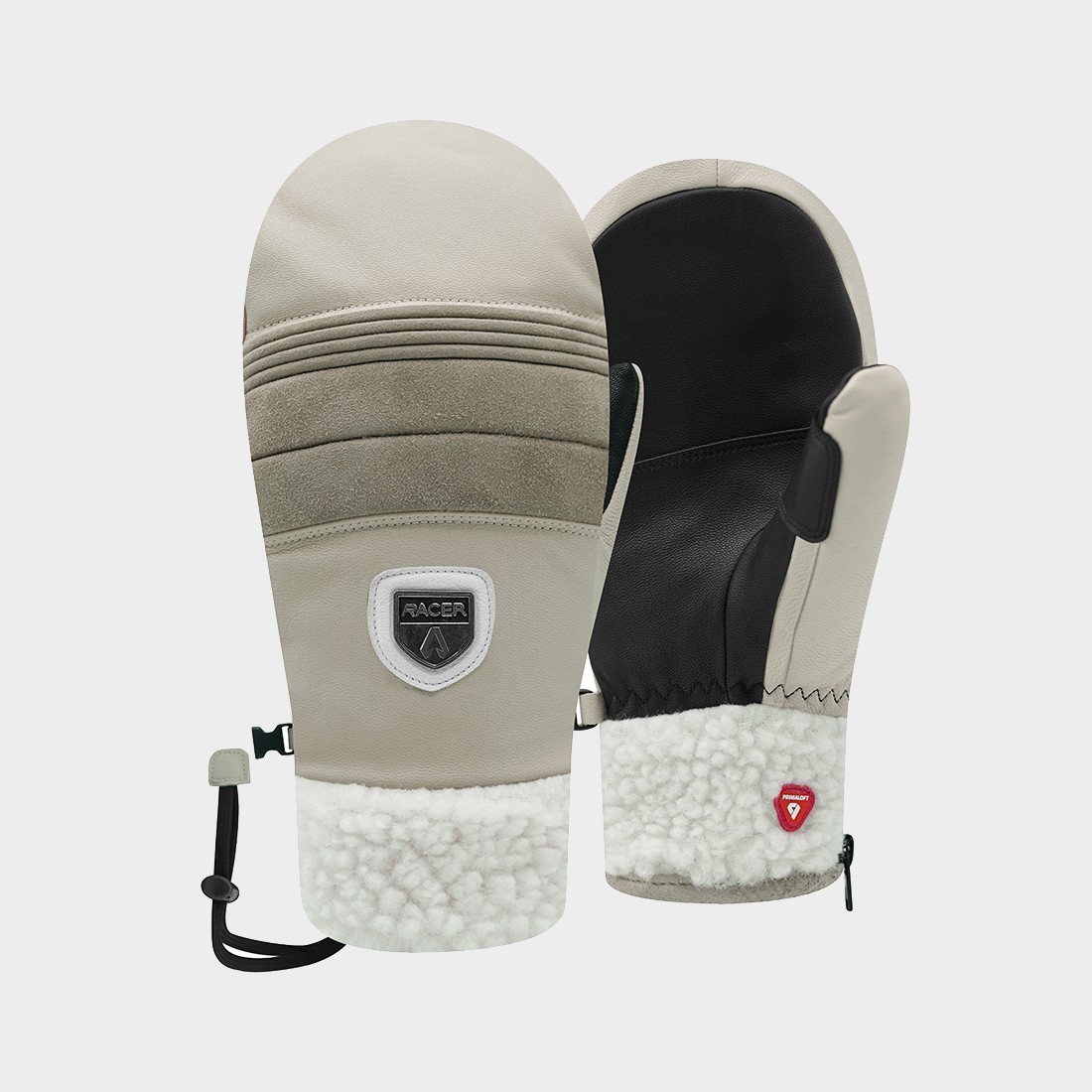 Fäustlinge Ski Damen 90 LEATHER - Racer | Wärme und Wasserdichtigkeit
