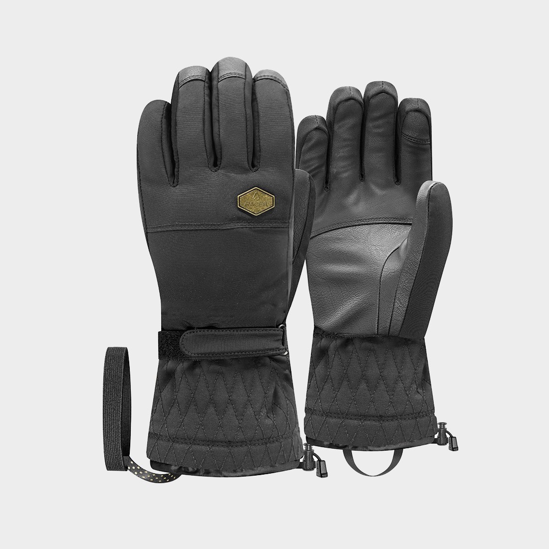 Gely 7 - Gants ski femme cuir Primaloft tactiles | RACER 1927
