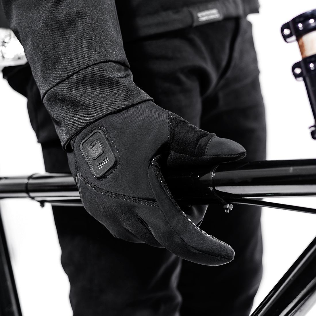 Guanti di riscaldamento per bicicletta E-GLOVE 4 - Racer | Impermeabile