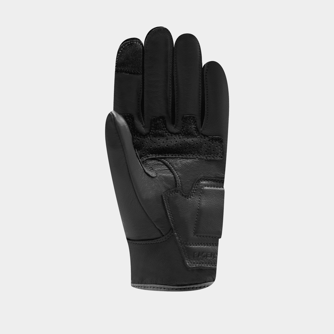 Titano Men's Real Leather Motorcycle Gloves - CE Armored Knuckles, Full Finger, Unisex