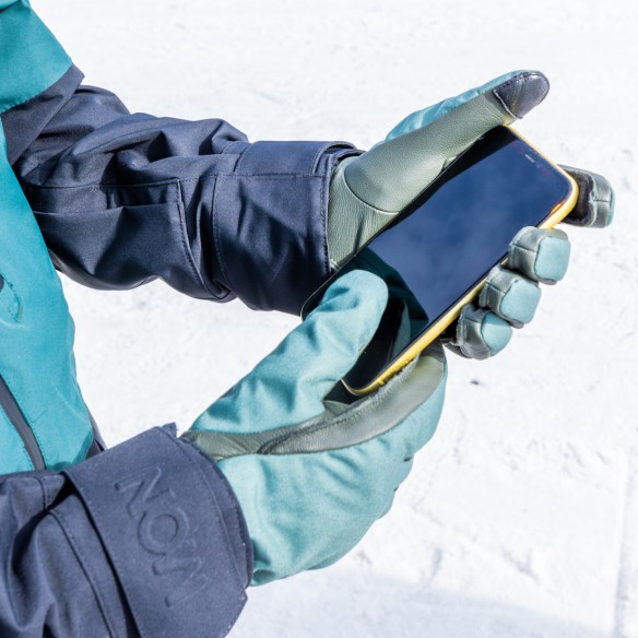 Lodge - Gants ski cuir polyvalents Primaloft | RACER 1927