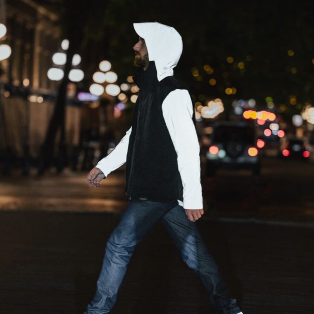 THE CITYLIGHT - 2 in 1 reflective jacket