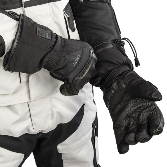 Heat 5 - Gants chauffants moto hiver étanches CE | RACER 1927