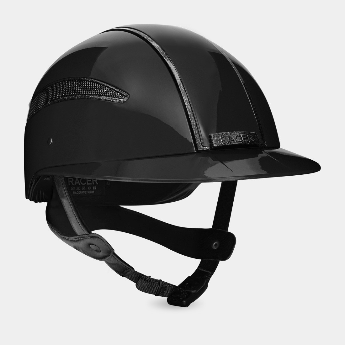 CASCO RACER 1927 - ABSTRACTION ELITE - Casco de equitación con gran visera