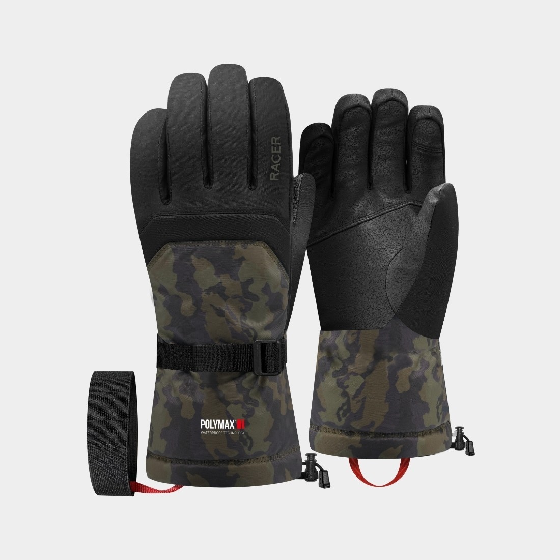 Guanti da sci BASALT 5 per principianti - Racer | Stile ed efficienza