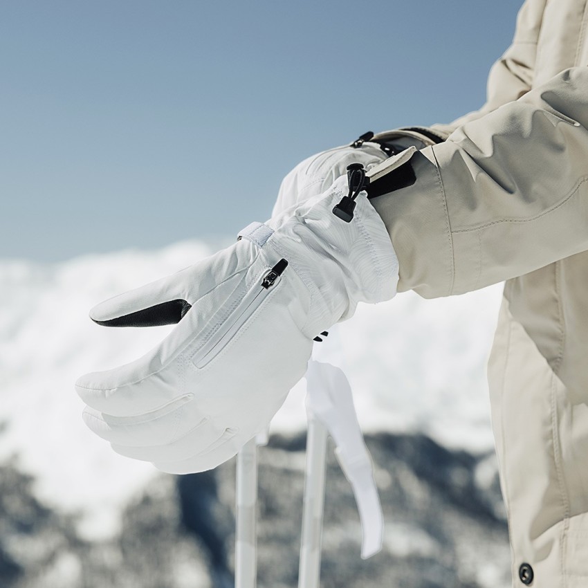 Gdinasty - Gants ski motif léopard chauds femme | RACER 1927