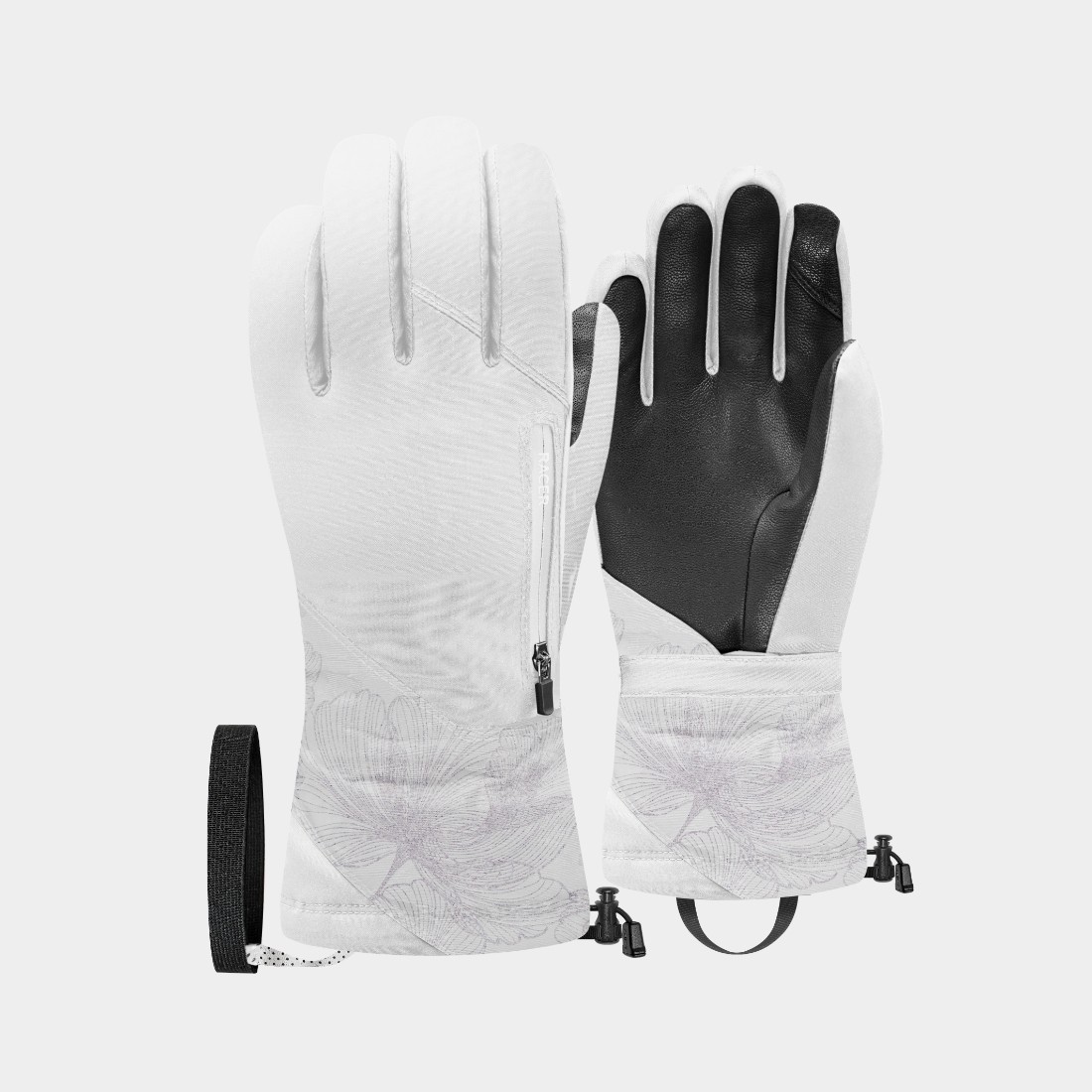 Gdinasty - Gants ski motif léopard chauds femme | RACER 1927