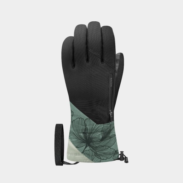 Gdinasty - Gants ski motif léopard chauds femme | RACER 1927