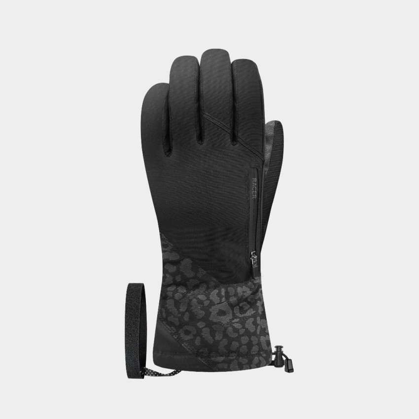 Gdinasty - Gants ski motif léopard chauds femme | RACER 1927