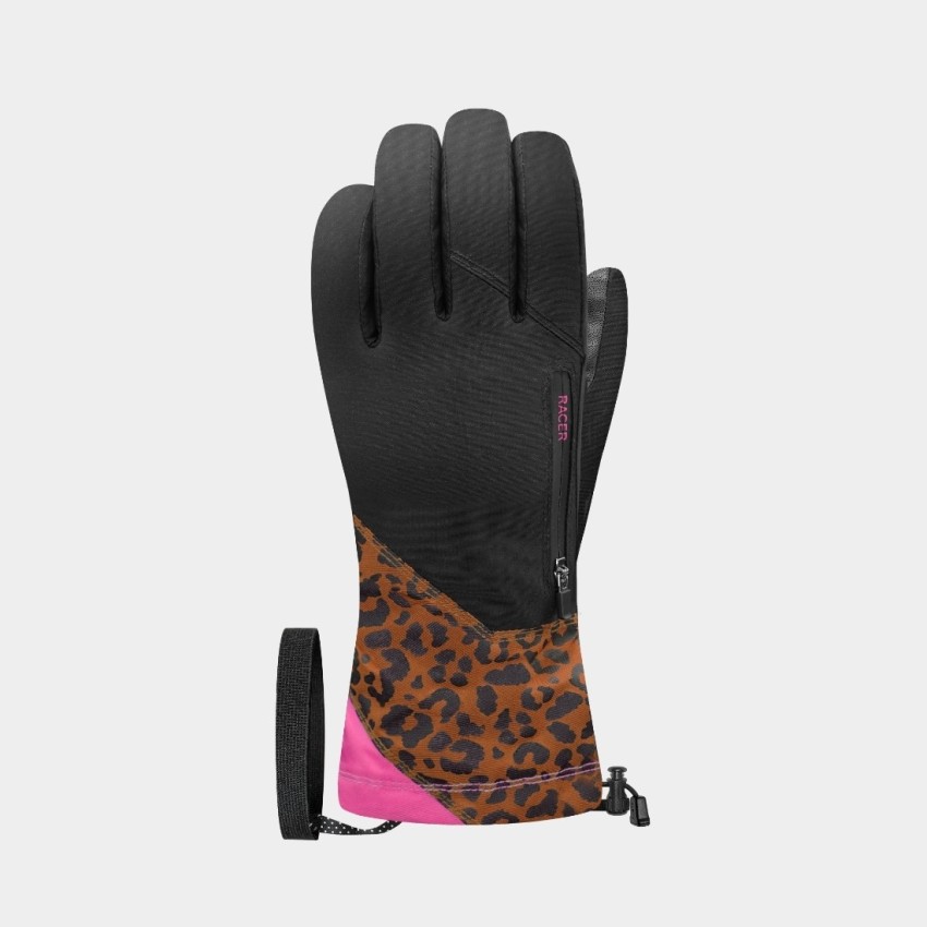 Gdinasty - Gants ski motif léopard chauds femme | RACER 1927