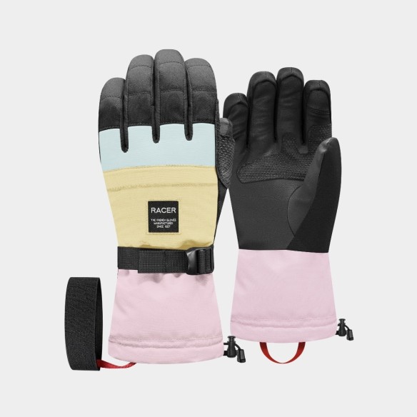 Guantes de esquí COLORS - Racer | Cálidos y coloridos