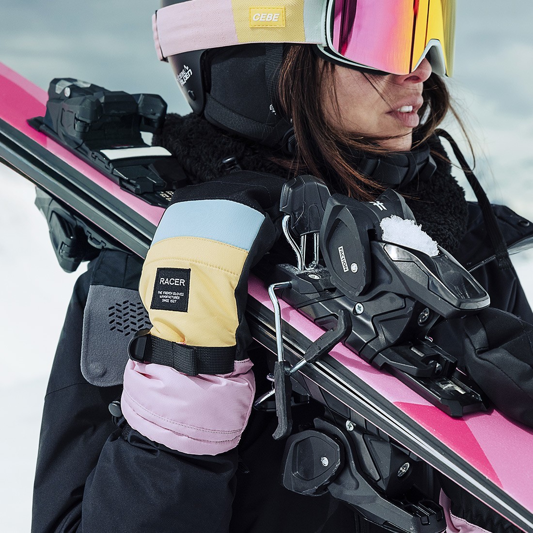 Guanti da snowboard colorati - Racer | Calore e comfort