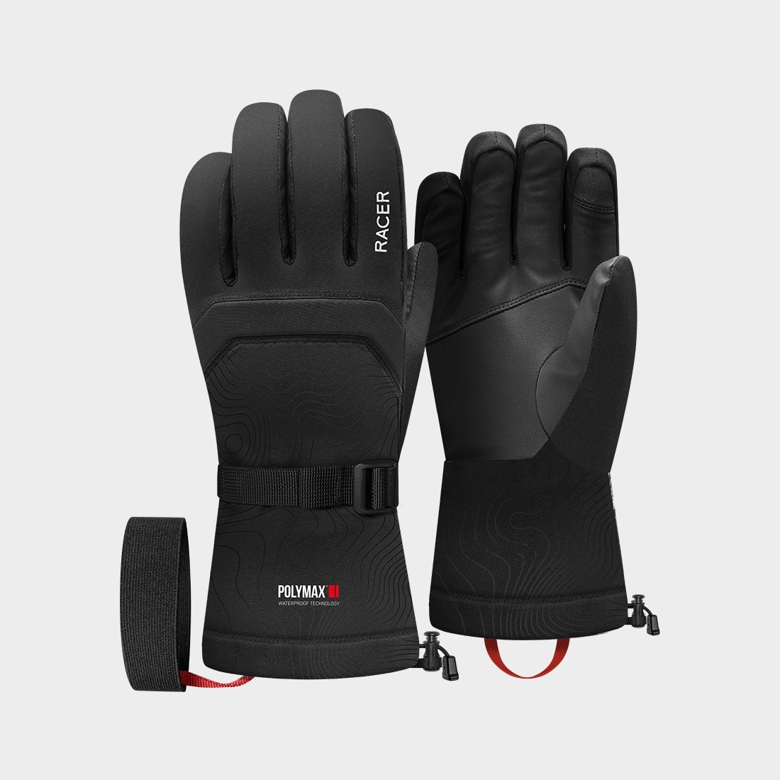 Guanti da sci BASALT 5 per principianti - Racer | Stile ed efficienza