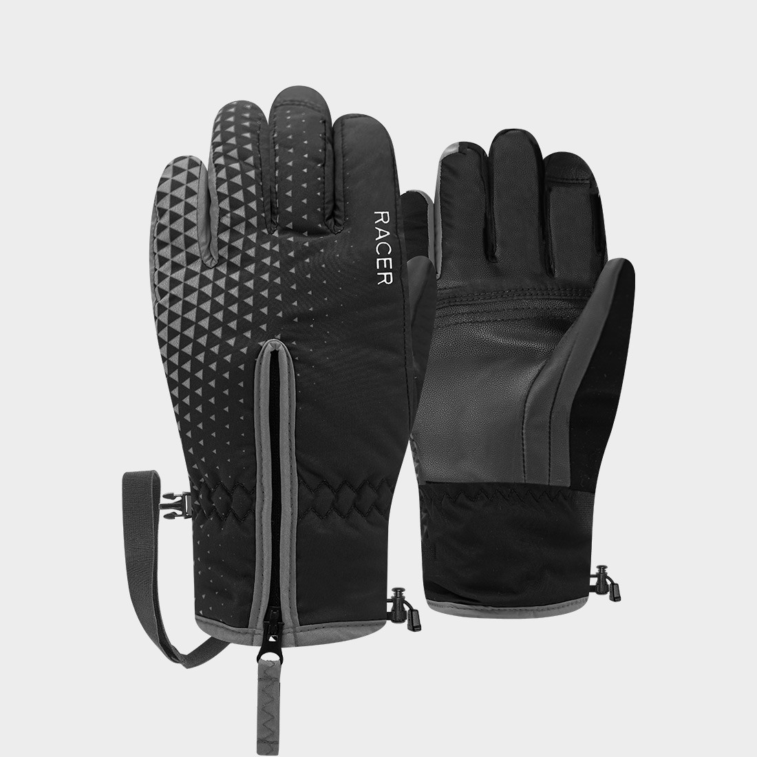 G winter 4 - Gants ski enfant zip facile et chauds | RACER 1927
